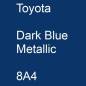 Preview: Toyota, Dark Blue Metallic, 8A4.